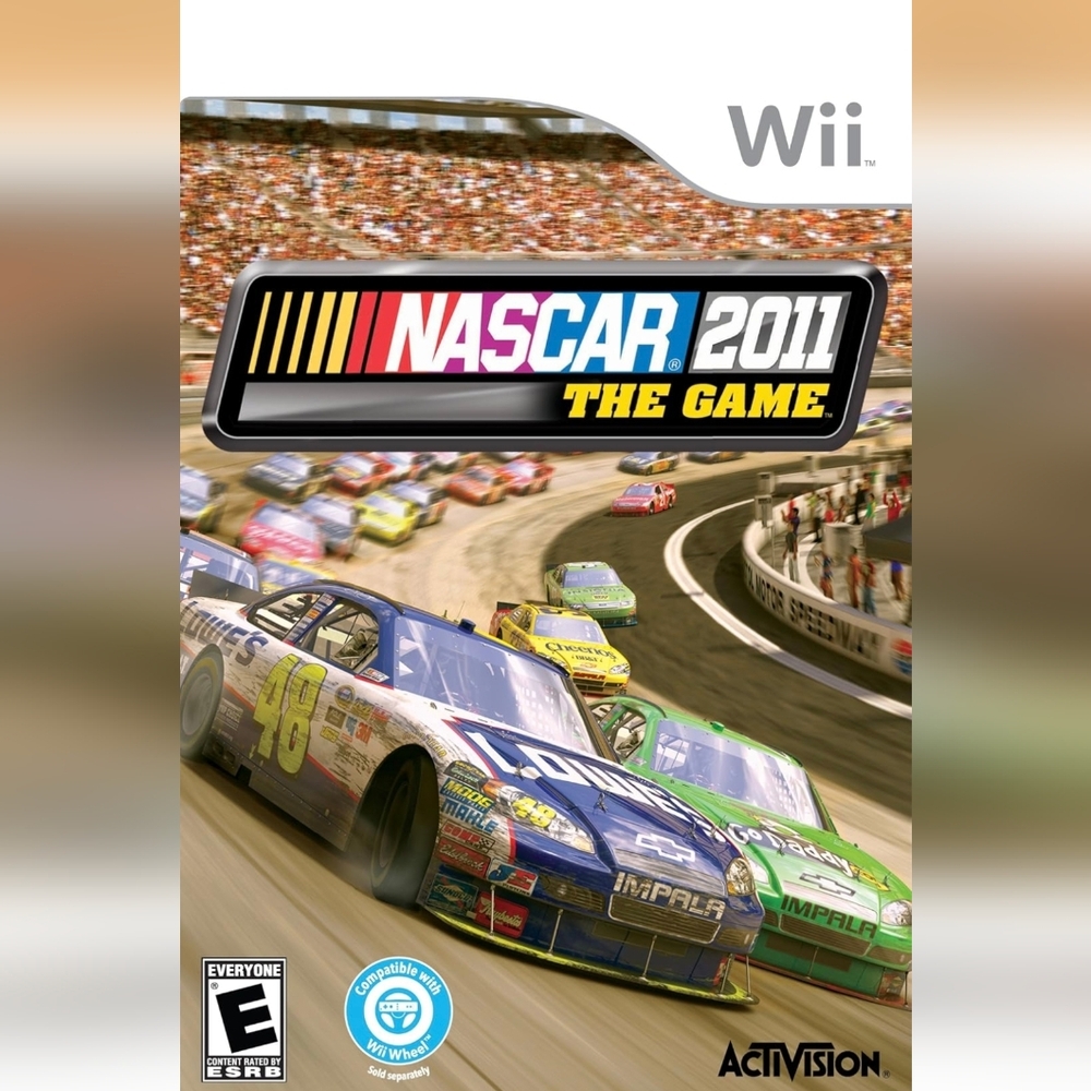 NASCAR The Game 2011 Nintendo Wii Complete Tested Working Disc, Case + Manual.